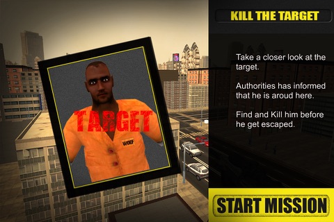 City Sniper Shooter Criminal Kill - Contract to Eliminate Gangsters, Thief, Robbers from Town screenshot 2