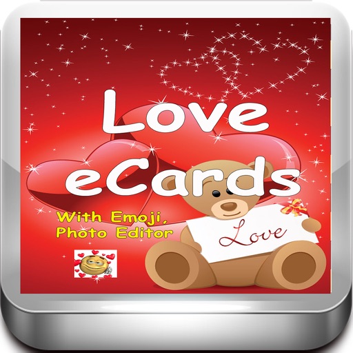 Love e-Cards and Wallpapers Maker.Customising and sending romantic love and valentine cards icon