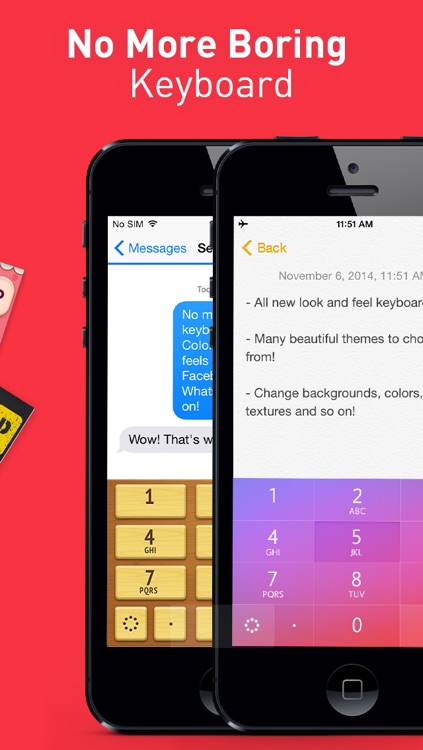 Color Keyboard Themes Pro - new keyboard design & backgrounds for iPhone, iPad, iPod screenshot-4