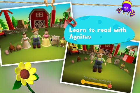Farmer In The Dell: 3D Interactive Story Book For Children in Preschool to Kindergarten HD screenshot 2