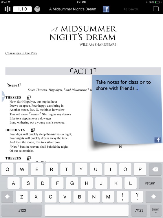 A Midsummer Night’s Dream: Folger Luminary Shakespeare screenshot-4