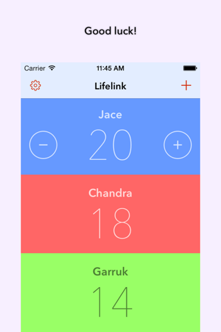 Lifelink – The Peer-to-Peer Life Counter for Magic: The Gathering screenshot 4