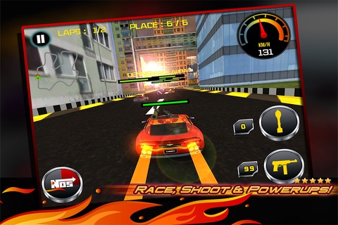 3D Road Rage Rally Deathmatch - Furious GT Rivals screenshot 2