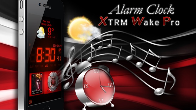 Alarm Clock Xtrm Wake Pro - Weather + Mu