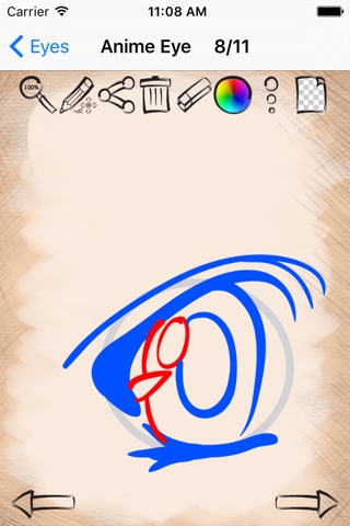 Easy Draw Anime Manga Eyes screenshot 3