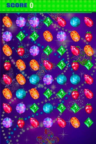 Jewels Fruits Match 3 Bash Free Puzzle Game Blaster Gems Saga HD Edition screenshot 2