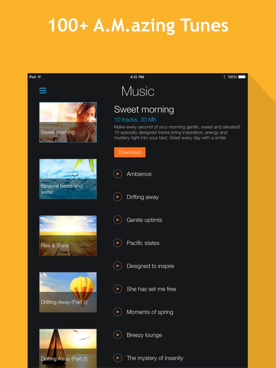 Smart Alarm Clock HD: sleep cycles and night sounds recording screenshot-4