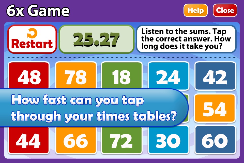 Math Songs: Times Tables 1x - 6x screenshot 4