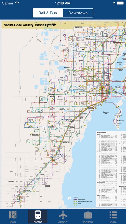 Miami Offline Map - City Metro Airport