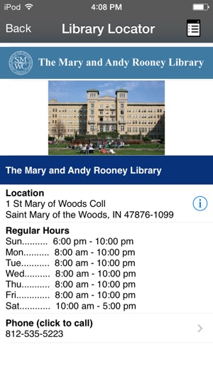 St Mary of Woods Coll Library(圖4)-速報App