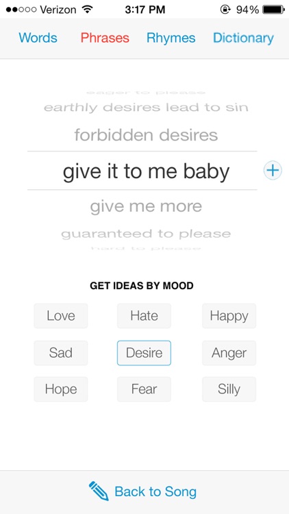 Songwriter's Pad™ - The Songwriting App for iPhone screenshot-0