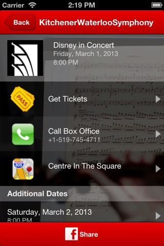 Kitchener Waterloo Symphony screenshot 3