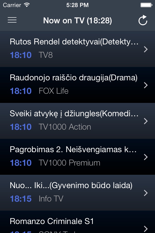 Lietuva Televizija screenshot 2