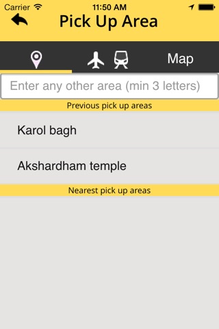 Quickcabs Taxi Booking App screenshot 3