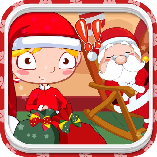 Christmas Slacking Games, Do funny tricks while Santa Claus sleeps