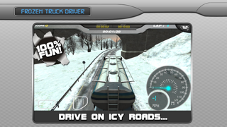 Frozen Highway Truck Driver 3D screenshot 2