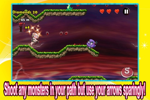 Warrior Girl Hunger for Power Jetpack Action Fun Game Free HD screenshot 3