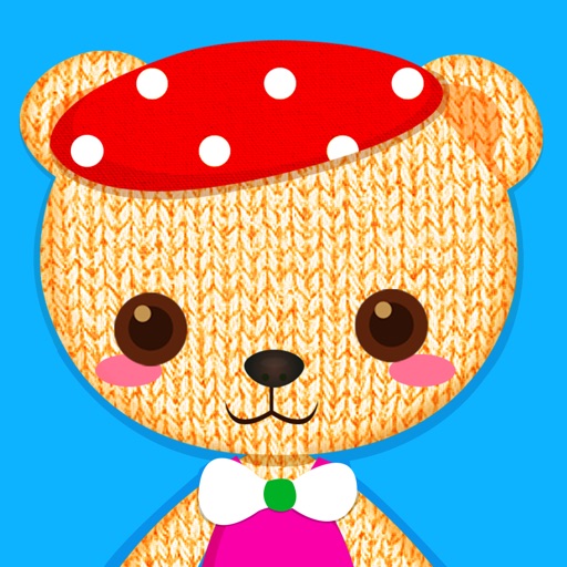 Tap My Talking Bear: Virtual Sim Doll Endless Makeover Salon Center - Kids Free Game Icon