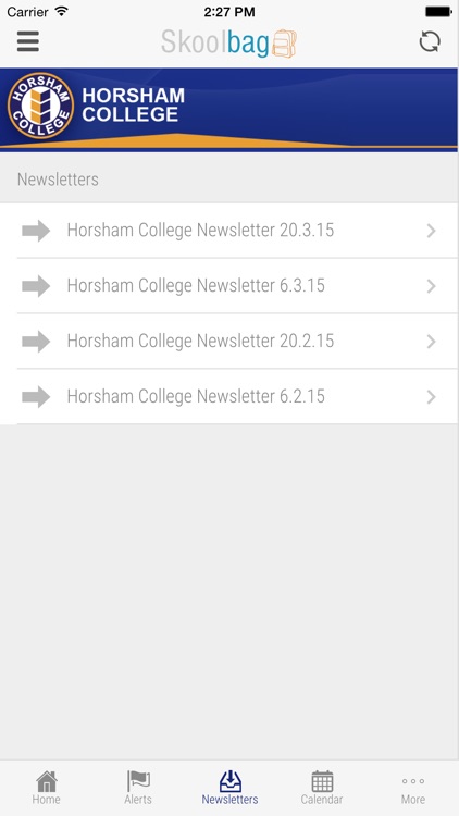 Horsham College - Skoolbag screenshot-3