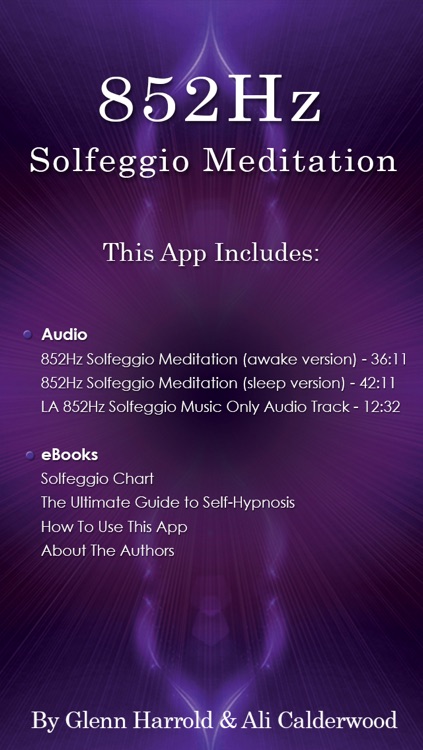 852Hz Solfeggio Sonic Meditation by Glenn Harrold & Ali Calderwood