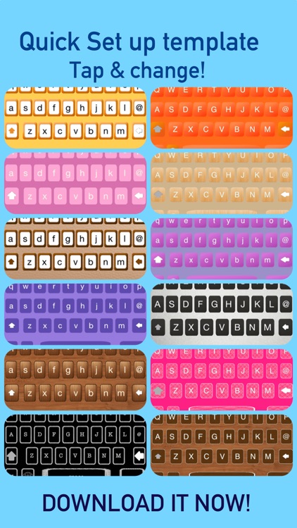 DIY Keyboard PRO - Design keyboard with cool Fonts, colorful background & Texture Themes