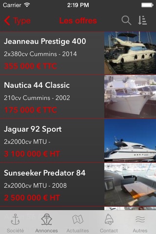PYP Yachts Listing screenshot 3