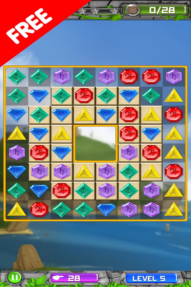 Match 3 Jewel - Jewel Quest Deluxe screenshot 4