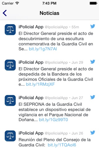 iPolicial. Leyes y noticias policiales screenshot 2