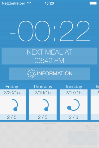 Kurt's mealtimer screenshot 2