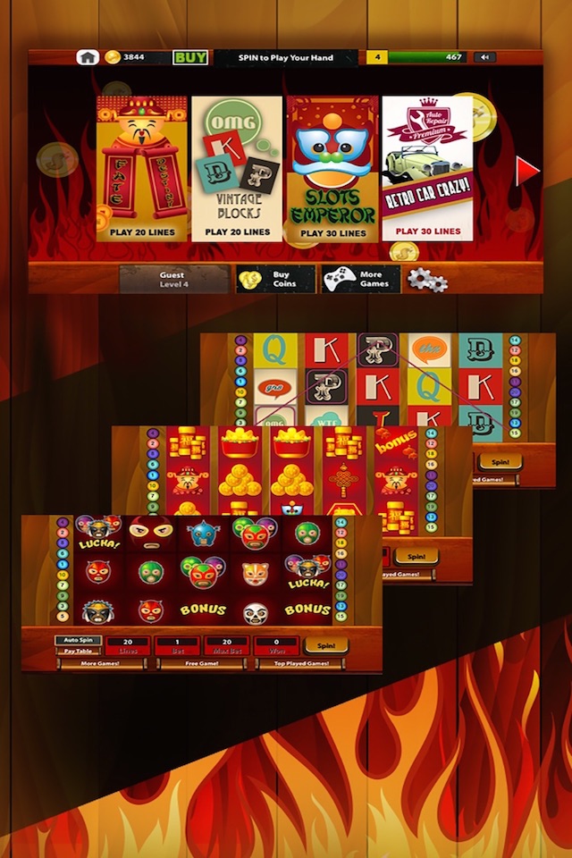 Flaming Super Hot Slots with Progressive Coins and Fireball - Spinners screenshot 3