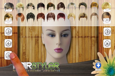 Virtual Hair Styler Hair Salon Designer screenshot 2