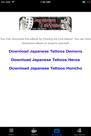 Japanese Tattoos:400 designs in total from Horicho to Demons, to Japanese Heros... screenshot 3