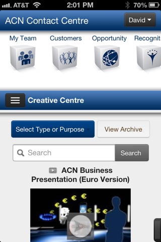 ACN Contact Centre screenshot 2