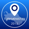 Turkmenistan Offline Map + City Guide Navigator, Attractions and Transports
