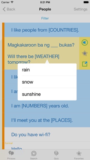 Tagalog/Filipino Phrasebook - Travel in the Philippines with(圖2)-速報App