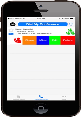 Conference Call Buddy Pro screenshot 3