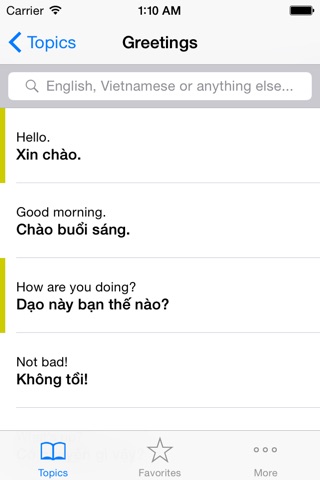 English Vietnamese Daily screenshot 2