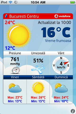 Vodafone Meteo screenshot 2