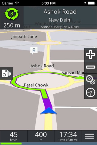 GPS navigation BE-ON-ROAD screenshot 4