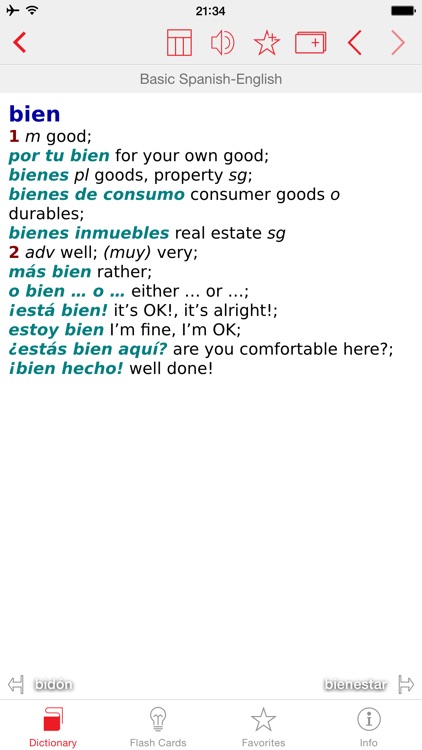 Spanish - English Berlitz Basic Talking Dictionary