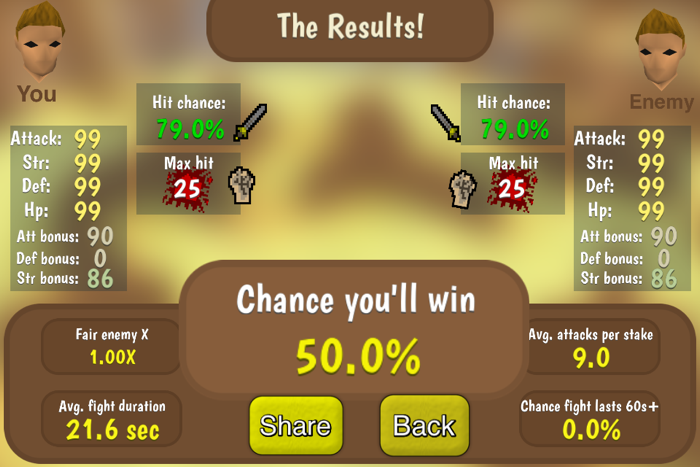 DuelBuddy for RuneScape- Ultimate Duel Arena calculator- Oldschool RS-  Master RS staking tool