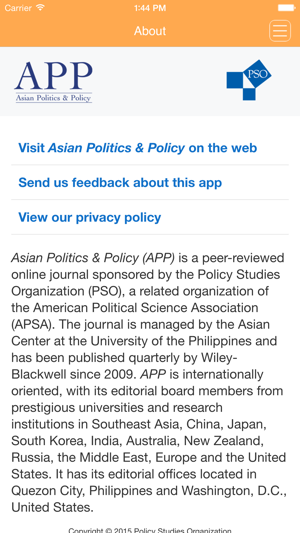 Asian Politics & Policy(圖4)-速報App