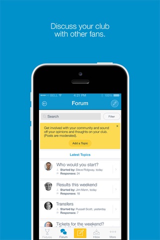 Fan App for Colchester United FC screenshot 2