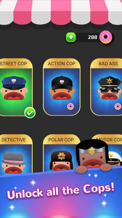 Cops and Donuts! Don't block the lines screenshot 4
