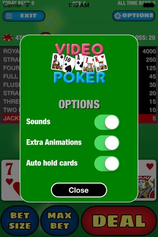 Draw Card Slots Video Poker - the Las Vegas Swing Casino Style! screenshot 4