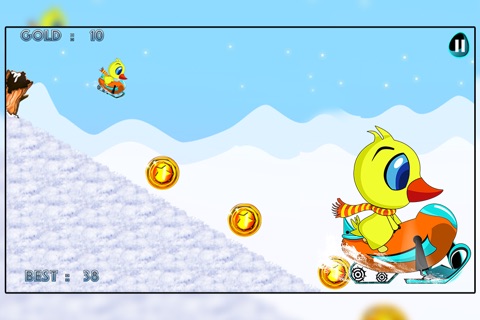 Chick Skidoo Fun Winter : The Brave Icy Frost Race - Premium screenshot 4