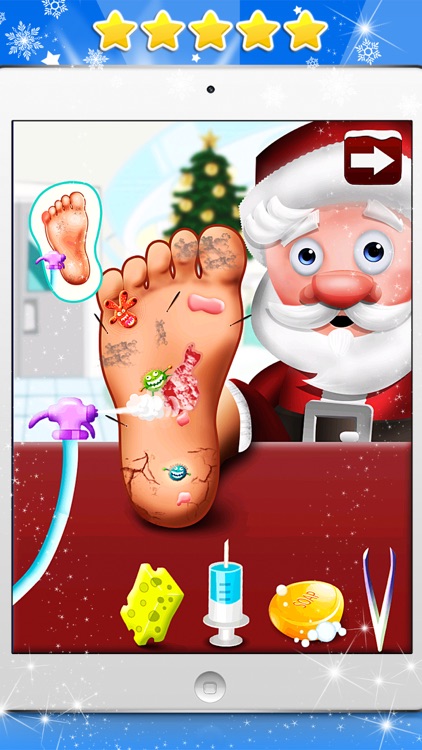 A Santa’s Foot Spa Salon - Little Doctor Saves the Christmas Presents 2015