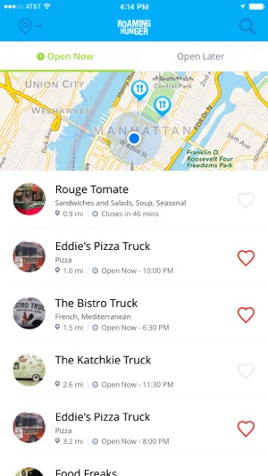 Roaming Hunger Food Truck Finder(圖4)-速報App