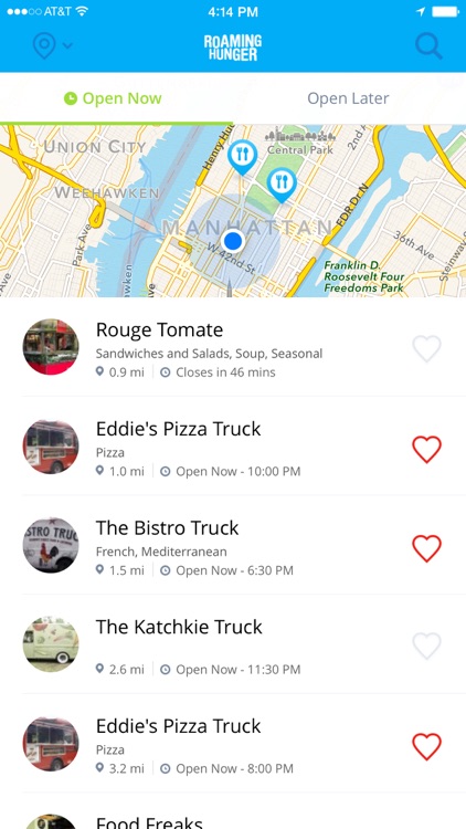 Roaming Hunger Food Truck Finder screenshot-3