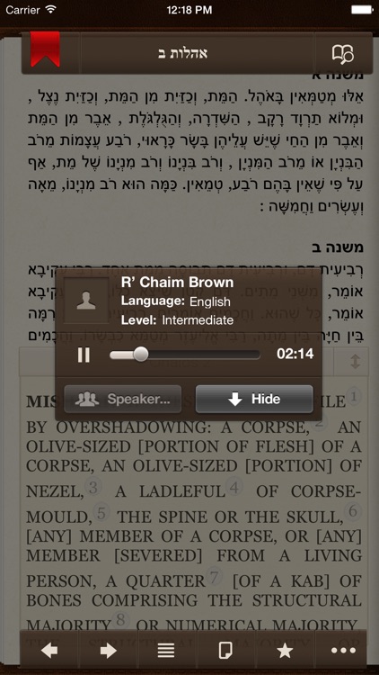 iMishna - English, Audio Lectures, Print & Share screenshot-4